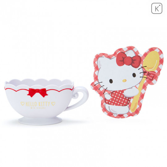 Japan Sanrio Memo Pad with Cup Case - Hello Kitty - 2