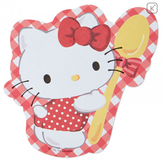 Japan Sanrio Memo Pad with Cup Case - Hello Kitty - 4