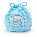 Japan Sanrio Drawstring Bag - Cinnamoroll Stuffed Blue - 1