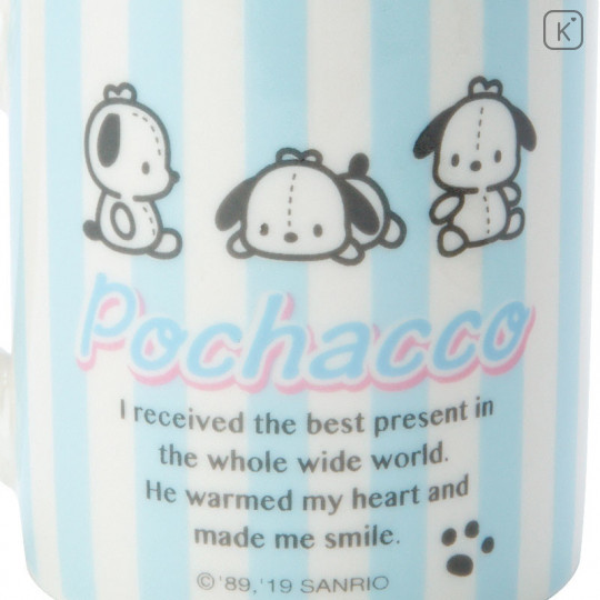 Japan Sanrio Pottery Mug - Pochacco - 6