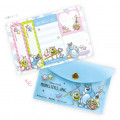 Japan Disney Monster Company Sticky Notes & Folder Set - 1