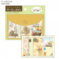 Japan Disney Winnie The Pooh Sticky Notes & Folder Set - 3