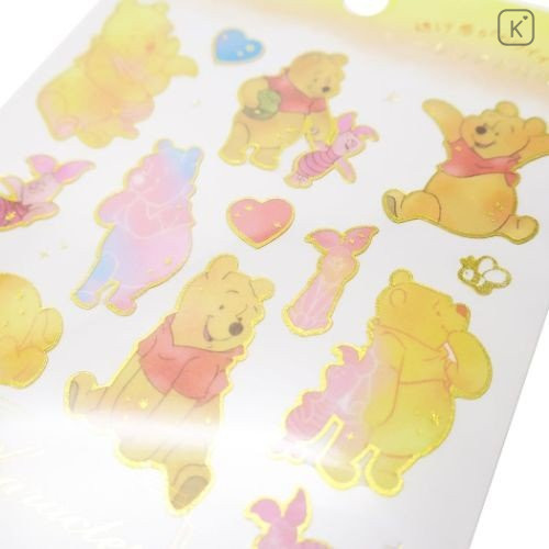 Japan Disney Sticker - Winnie The Pooh Watercolor - 2