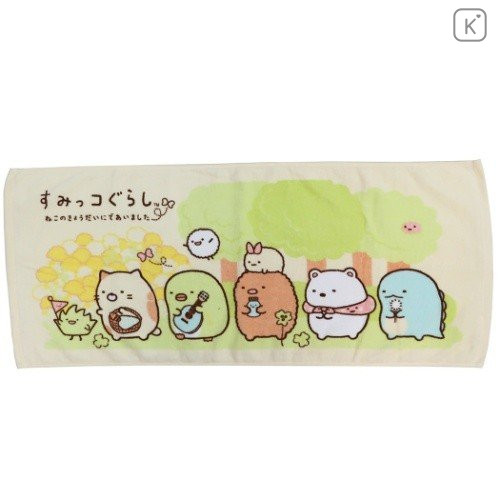Japan Sumikko Gurashi Fluffy Towel - Picnic - 1