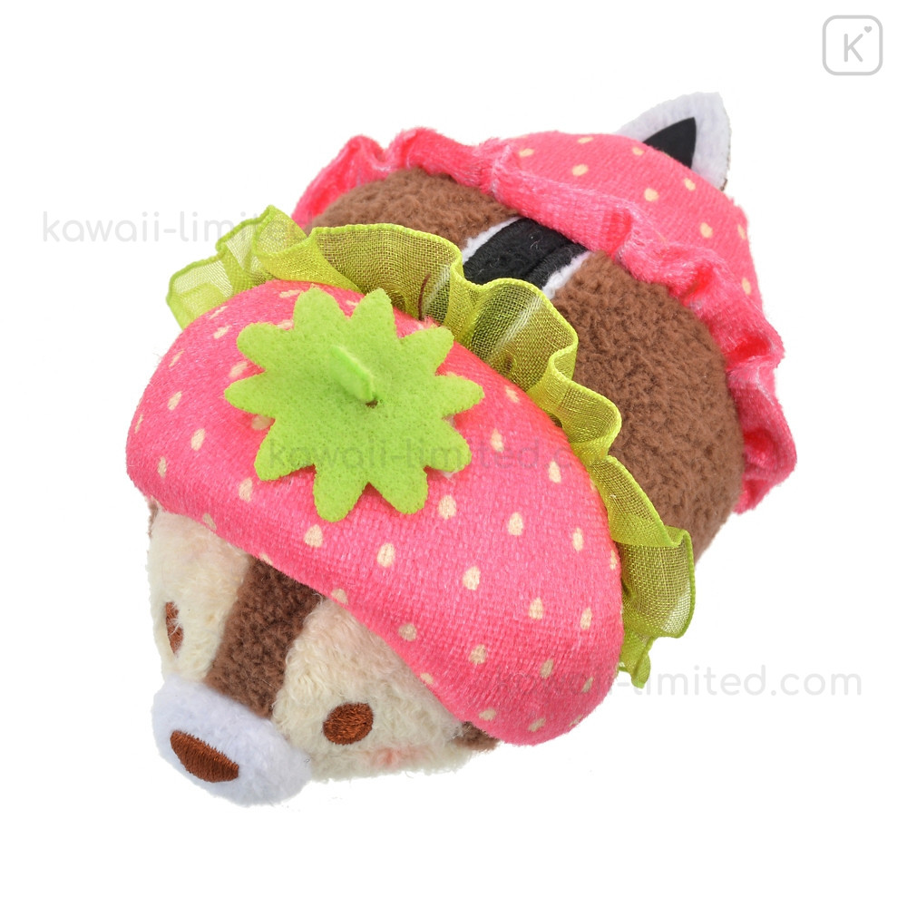Japan Disney Store Tsum Tsum Mini Plush (S) - Chip : Strawberry