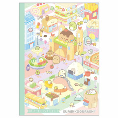 Japan San-X B5 Notebook - Sumikko Gurashi / Food Kingdom