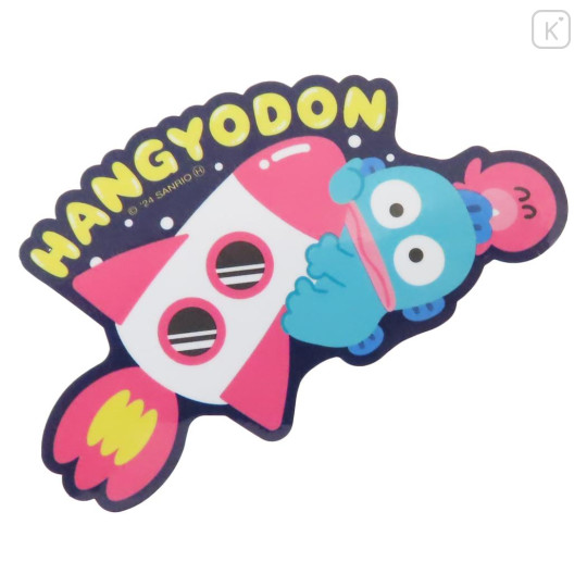 Japan Sanrio Vinyl Sticker - Hangyodon / Octopus Rocket - 1