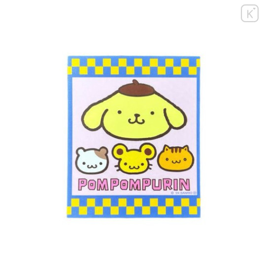 Japan Sanrio Vinyl Sticker - Pompompurin / Friends - 1