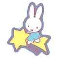 Japan Miffy Vinyl Sticker - Metro Star - 1