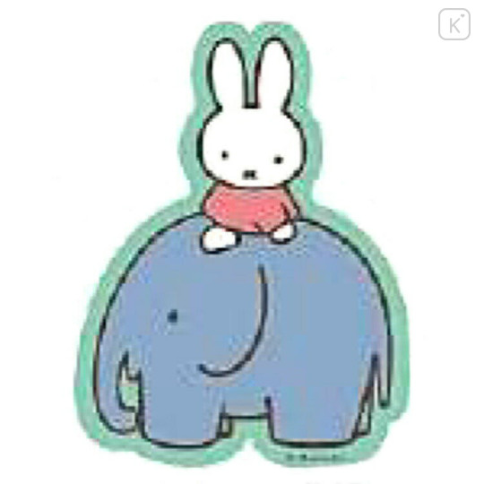 Japan Miffy Vinyl Sticker - Elephant - 1