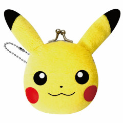 Japan Pokemon Mini Plush Pouch - Pikachu