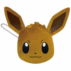 Japan Pokemon Mini Plush Pouch - Eevee