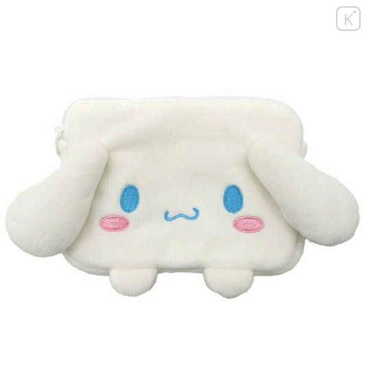 Japan Sanrio Mini Pouch & Tissue Case - Cinnamoroll / Face - 1