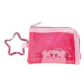 Japan Kirby Mini Case & Star Keychain - Glitter Pink / Hovering - 1