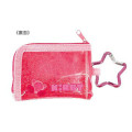Japan Kirby Mini Case & Star Keychain - Glitter Pink / Hovering - 2