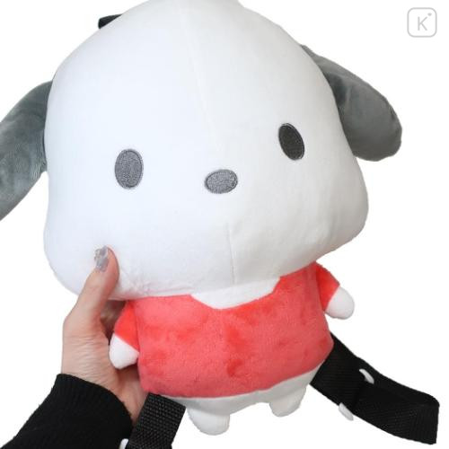 Japan Sanrio Plush Kids Backpack - Pochacco - 4