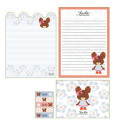 Japan The Bear's School Die-cut Letter Envelope Set - Jackie : Light Grey - 2