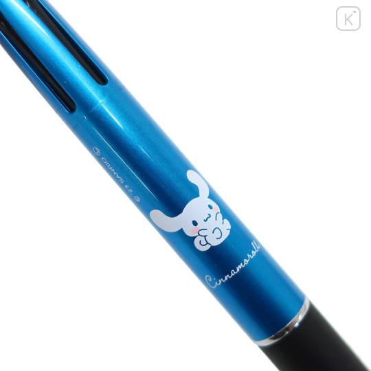 Japan Sanrio Jetstream 4&1 Multi Pen + Mechanical Pencil - Cinnamoroll / Metallic Blue - 3