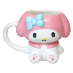 Japan Sanrio Porcelain Mug - My Melody / 3D