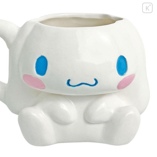 Japan Sanrio Porcelain Mug - Cinnamoroll / 3D - 4