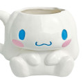 Japan Sanrio Porcelain Mug - Cinnamoroll / 3D - 4