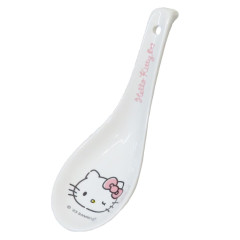Japan Sanrio Porcelain Spoon - Hello Kitty / Wink