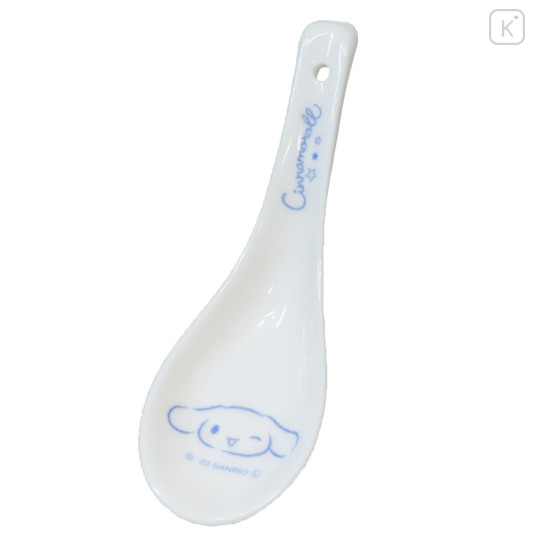Japan Sanrio Porcelain Spoon - Cinnamoroll / Wink - 1