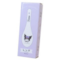 Japan Sanrio Porcelain Spoon - Kuromi / Purple Ribbon - 4