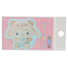 Japan Sanrio Vinyl Sticker - Cinnamoroll / Latte Bear Baby