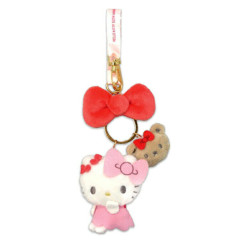 Japan Sanrio Mascot Charm - Hello Kitty / 50th Anniversary Pink