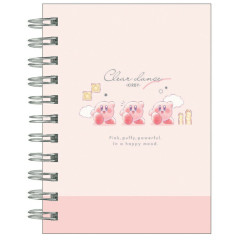 Japan Kirby A6 Ring Notebook - Clear Dance