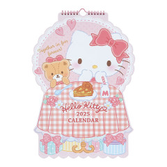 Japan Sanrio Original Die-cut Calendar - Hello Kitty / 2025