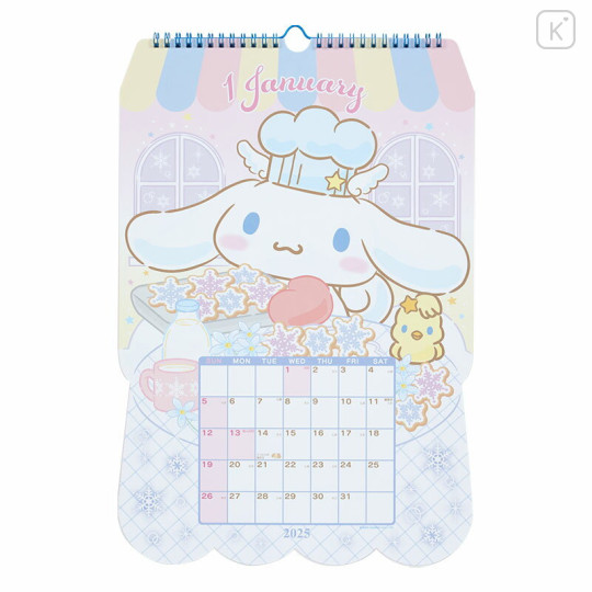 Japan Sanrio Original Die-cut Calendar - Cinnamoroll / 2025 - 2