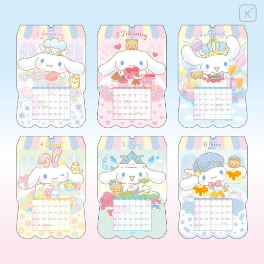 Japan Sanrio Original Die-cut Calendar - Cinnamoroll / 2025 - 6