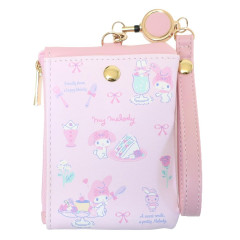 Japan Sanrio Pass Case & Mini Pouch - My Melody / Happy Days
