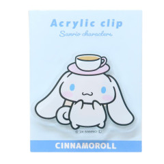 Japan Sanrio Acrylic Clip - Cinnamoroll / Latte