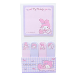 Japan Sanrio Index Sticky Notes - My Melody / Daily Routine