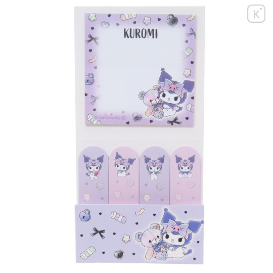 Japan Sanrio Index Sticky Notes - Kuromi : Unicorn Ribbon - 1