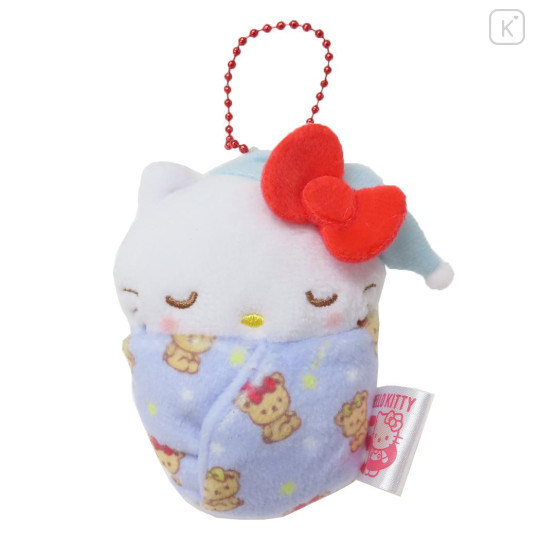 Japan Sanrio Mascot Mini Plush Hello Kitty / 50th Anniversary Swaddle