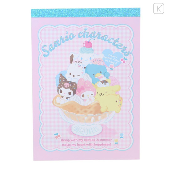 Japan Sanrio A6 Notepad - Characters / Parfait - 1