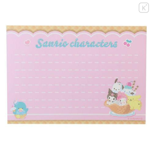Japan Sanrio A6 Notepad - Characters / Parfait - 5