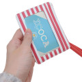 Japan Sanrio Pass Case Card Holder with Reel - Pochacco / Face - 2