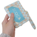 Japan Sanrio Pass Case Card Holder with Reel - Cinnamoroll / Face - 2