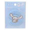 Japan Sanrio Fluffy Embroidery Sticker For Cloth Surface - Cinnamoroll / Alphabet S - 1