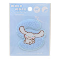 Japan Sanrio Patch Fluffy Embroidery Sticker For Cloth Surface - Cinnamoroll / Alphabet S - 1