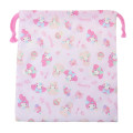 Japan Sanrio Drawstring Bag (M) - My Melody & Sweet Piano / Lovely Pink - 1