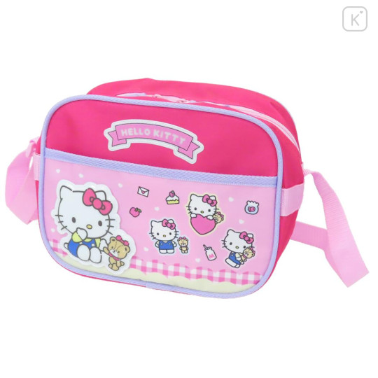 Japan Sanrio Kids Shoulder Bag - Hello Kitty / Lovely Pink - 1