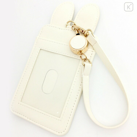 Japan Miffy Pass Case Card Holder - Face / Ivory - 2