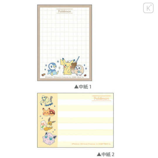 Japan Pokemon Mini Notepad - Enjoy Tea Time - 2