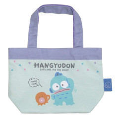 Japan Sanrio Mini Tote Bag - Hangyodon / Let's Chill